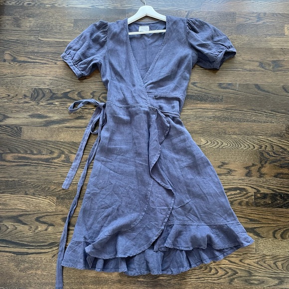 Honorine Women’s Wrap V-Neck Dress - Picture 4 of 4